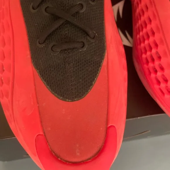 Men’s Black and Red Adidas AE1 Anthony Edwards Size 10.5 - Picture 11 of 16